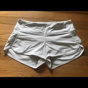White Lulu shorts